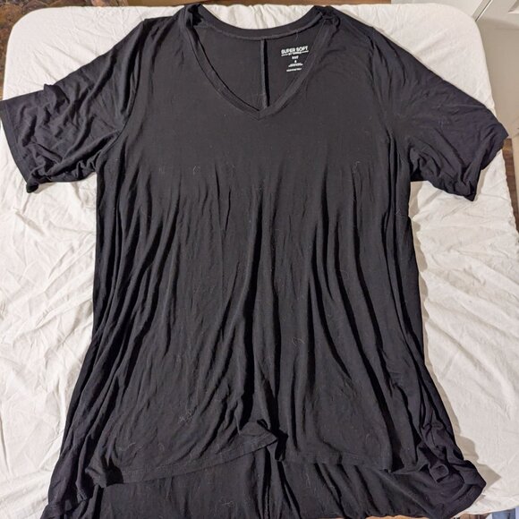Torrid Favorite Tunic Super Soft V-Neck Hi-Low Tee Size 4 4X - Picture 2 of 6